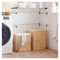 VidaXL Wäschekörbe 2 Stk. Wasserhyazinthe