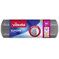 Vileda Müllbeutel SUPER+ 30,0 l grau, 15 St.