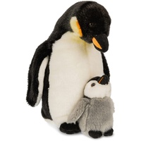 Uni-Toys - Kaiserpinguin mit Baby - 26 cm (Höhe)