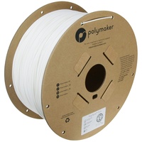 Polymaker PolyTerra PLA 1.75 mm, 3000 g, Weiss), 3D