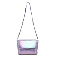 COLLEZIONE ALESSANDRO Schultertasche Universum aus weichem, schimmernen Material 23cm