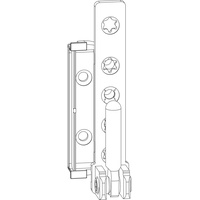 Maco Ecklager DT160 rechts, Falzluft 12mm, Überschlag 20mm, Tragkraft