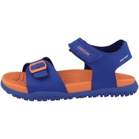 GEOX Herren J Sandal, ROYAL/ORANGE, 37