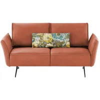 KOINOR Ledersofa Vineto ¦ orange ¦ Maße (cm): B: