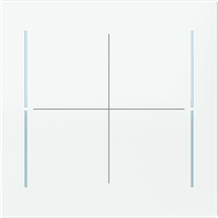 Busch-Jaeger LFW/A.4.70.11-44G Abdeckung, 4-fach für Keypad 2CKA006199A0029