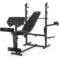 Zipro olympisches Hantelbank-Set Ripped, Hantelbank mit Beinentwickler, Curlpult, Ablage