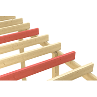 SKANHOLZ Skan Holz Schneelasterhöhung auf 2,50 kN/m2 für Carport