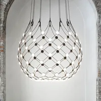 Luceplan Mesh LED, ø100 cm 3 Meter Phase