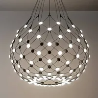 Luceplan Mesh LED, ø80 cm 2 Meter Phase