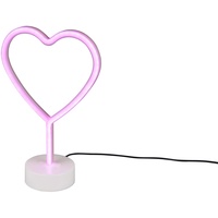 Trio Reality LED Tischleuchte Heart 30 x 20 cm