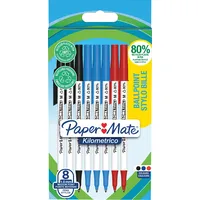 Paper Mate Paper:Mate Kugelschreiber Kilometrico sortiert 8er Blister