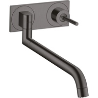 Axor hansgrohe Spültisch-Wandeinhebelmischer Axor Uno UP, brushed black chrome
