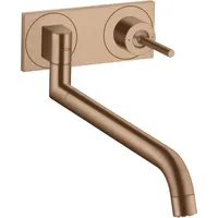 Hansgrohe Axor Uno 2 Einhebel-Küchenmischer Unterputz Brushed Red Gold