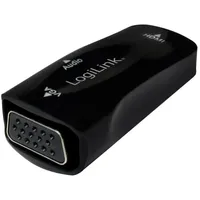 Logilink CV0108 Adapter [1x HDMI-Buchse - 1x VGA-Buchse] Schwarz