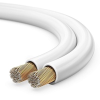 Sonero sonero® Lautsprecherkabel 2x2,5mm2, CCA 25,0m, weiß