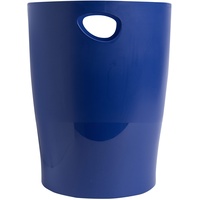 Exacompta Papierkorb BeeBlue aus Recycling-Kunststoff 15 Liter mit Griffen.