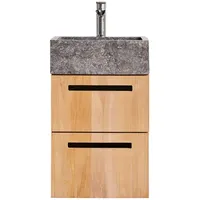 Tikamoon Waschbeckenschrank mit Wandaufhängung 41 cm Tikamoon