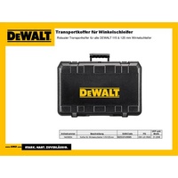 DeWalt Transportkoffer für Winkelschleifer 115 / 125mm N429654