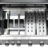 SANTOS Gasgrill S-418 mit 4 Hauptbrenner, Infrarotseitenbrenner & Heckbrenner