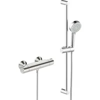 Hansa HANSABASIC Thermostat-Brauseset, Badarmaturen, Chrom 55150131