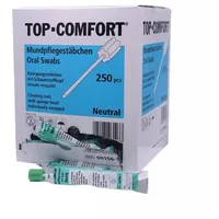 AMPri Handelsgesellschaft mbH Top-Comfort PP Mundpflegestäbchen mit PU Schwamm,