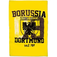 Dortmund BVB-Hissfahne mit Stadtwappen (150 x 100 cm) one