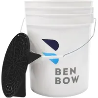 Benbow - Wascheimer mit Schmutzsieb - 20 Liter Weiß
