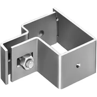 GAH Alberts Alberts Endschelle für Vierkantpfosten | feuerverzinkt |