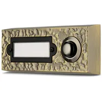 REV Ritter REV Türklingel, Klingel (Metall) mit Schild, max.42V