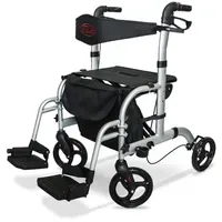 Antar Aluminium Rollator AT51005 2in1 schwarz