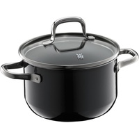WMF Fusiontec Essential Kochtopf mit Deckel, 16 cm, Black