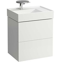 Laufen Kartell Waschtisch-Unterschrank H4075580336401 58x60x45cm, 2 Schubladen, weiß matt