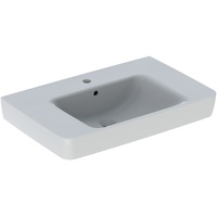 Geberit Renova Plan Waschtisch mit Ablagefläche 75cm, Hahnloch mittig.