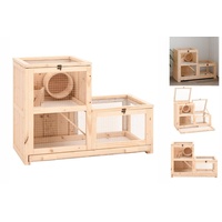 VidaXL Kleintierkäfig 81 x 40 x 60 cm braun