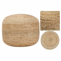 VidaXL Handgefertigter Sitzpuff 45 x 30 cm Jute
