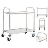 VidaXL 2-Stufiger Servierwagen 96,5 x 55 x 90 cm