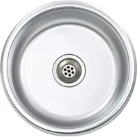 VidaXL Einbauspüle mit Sieb und Siphon Edelstahl