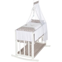 Roba Beistellbett Indibär Babybett, Wiege & Kinderbank, weiß