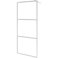 VidaXL Duschwand für Begehbare Dusche Halbmattiertes ESG-Glas 90x195cm