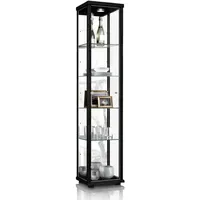 K-Möbel Glasvitrine C1016 176 x 37 x 33 cm
