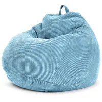Green Bean Sitzsack Hellblau, Textil, Füllung & Cordstoff Kuschelig
