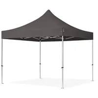 TOOLPORT Faltpavillon ALU Pavillon Partyzelt in dunkelgrau