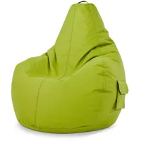 Green Bean Sitzsack Grün, Textil, Füllung: Styroporkugeln, Oval, 70x90x80