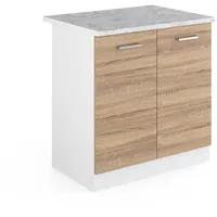 Vicco Spülenunterschrank R-Line, 80 cm, AP Marmor