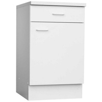 Menke Unterschrank TOP, weiß matt B/H/T: ca. 60x85x60 cm