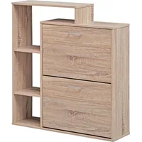 FineBuy FineBuy, Schuhschrank "FB45127" in Grau / | Gr.: