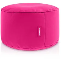 Green Bean Sitzsack-Hocker, Pink, Textil, Füllung Styroporkugeln, Rund, 45x25x45
