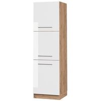 Vicco Herdumbauschrank Fame-Line Weiß 60 cm