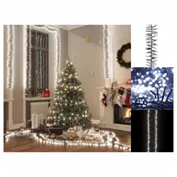 VidaXL LED-Lichterkette mit 1000 LEDs Kaltweiß 11 m PVC