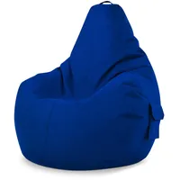Green Bean Sitzsack Blau, Textil, Füllung: Styroporkugeln, Oval, 70x90x80